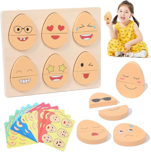 Montessori Wooden Expressions 32-in-1 Preschool Toy