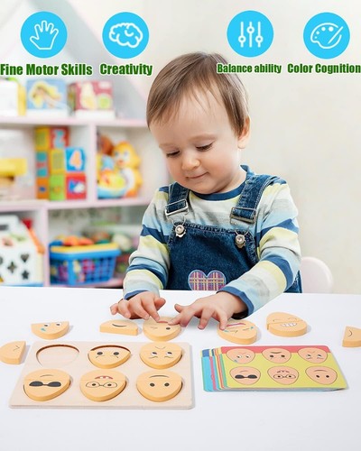 Montessori Wooden Expressions 32-in-1 Preschool Toy - photo 3