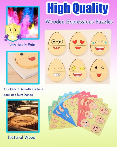 Montessori Wooden Expressions 32-in-1 Preschool Toy - photo 4