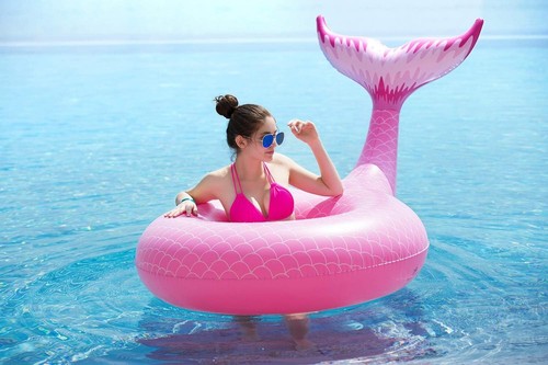 Giant Inflatable Mermaid Tail Pool Float - photo 4