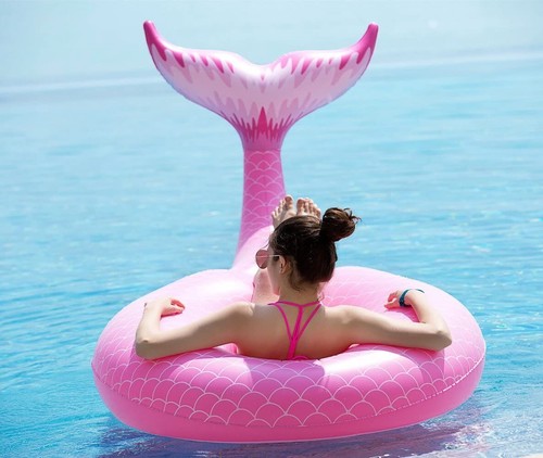 Giant Inflatable Mermaid Tail Pool Float - photo 5