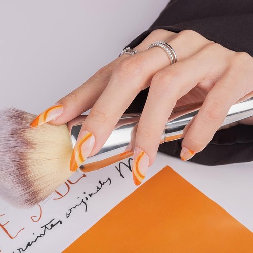 Press On Nails Set Glue On Nails with Adhesive Tabs 6 Packs - photo 4