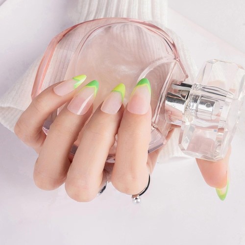 Press On Nails Set Glue On Nails with Adhesive Tabs 6 Packs - photo 5
