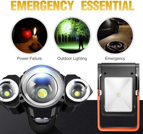 Rechargeable Waterproof LED Solar Camping Flashlight - photo 2