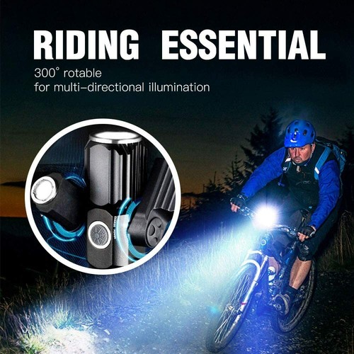 Rechargeable Waterproof LED Solar Camping Flashlight - photo 4