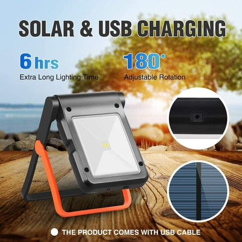 Rechargeable Waterproof LED Solar Camping Flashlight - photo 5