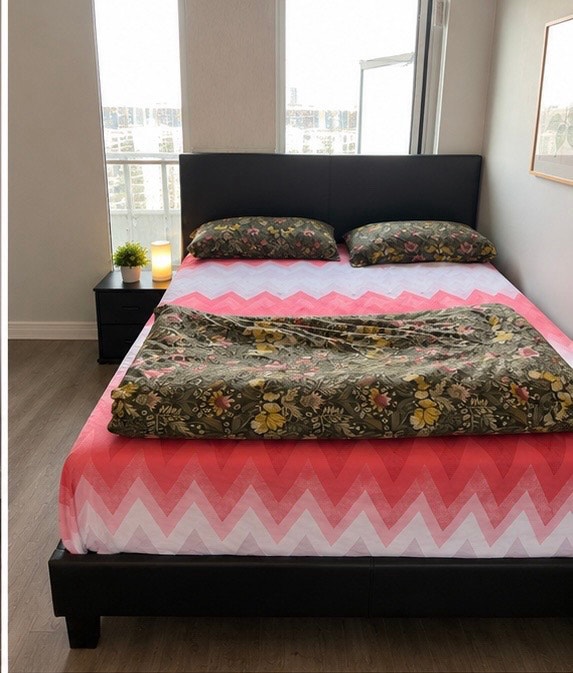 Queen Bed with Posturepedic Mattress - photo 2