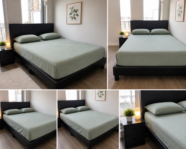 Queen Bed with Posturepedic Mattress - photo 4