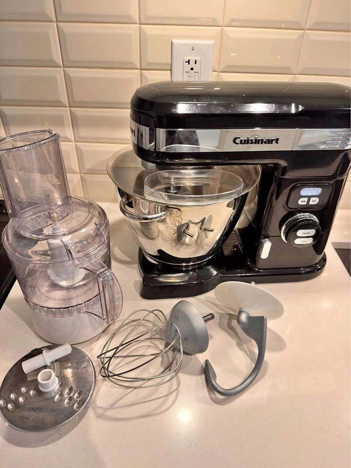 Cuisinart SM-55 5.5-Qt Stand Mixer + Food Processor Attachment