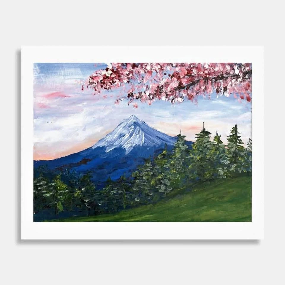 Mount Fujiyama - Original Art Print
