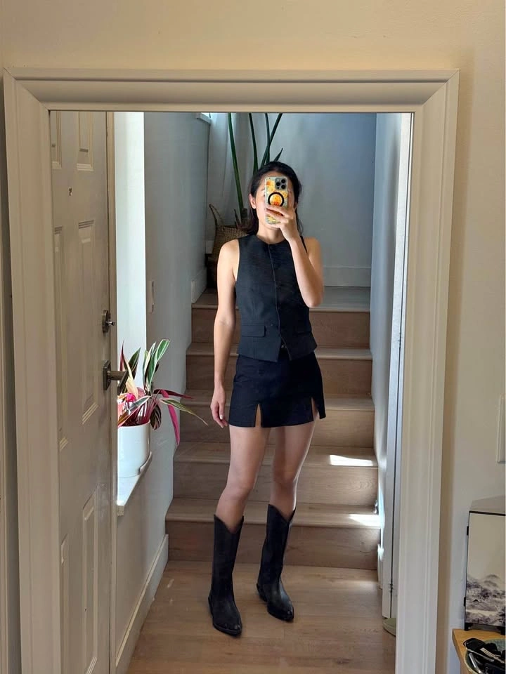 ZARA Octoo Black Mini Skort