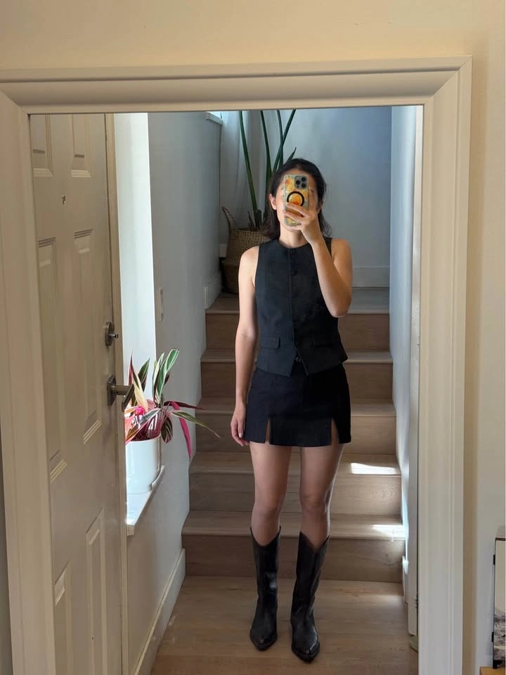 ZARA Octoo Black Mini Skort - photo 2