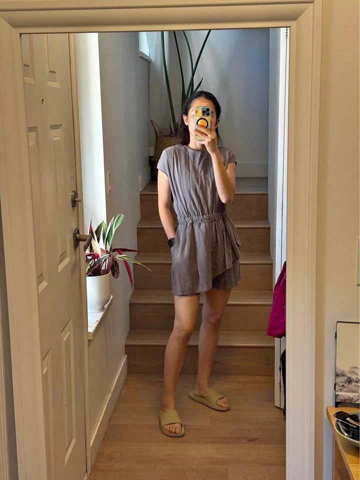 Rosebanks Metal Grey Romper skort