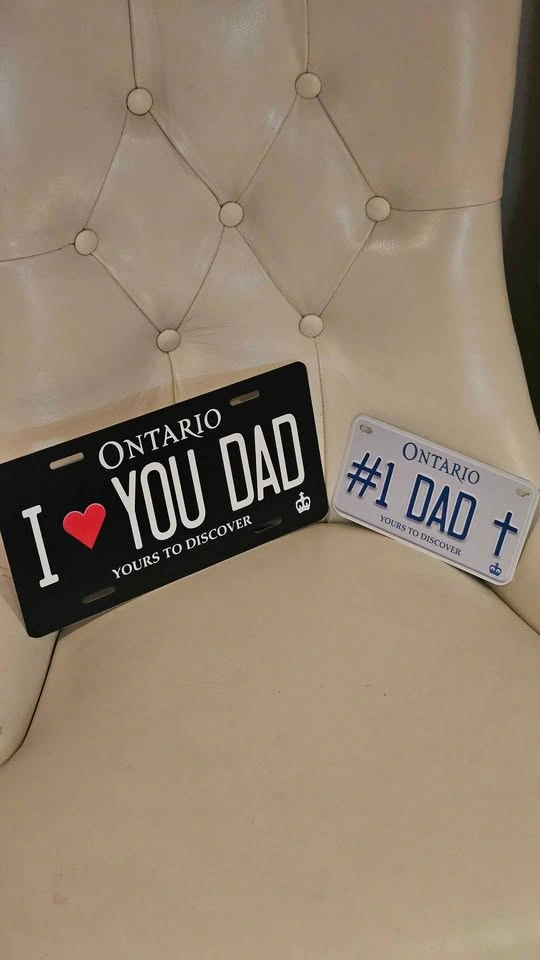 Fathers Day Perfect Gift for Dad Aluminum Custom Vanity Novelty - photo 3