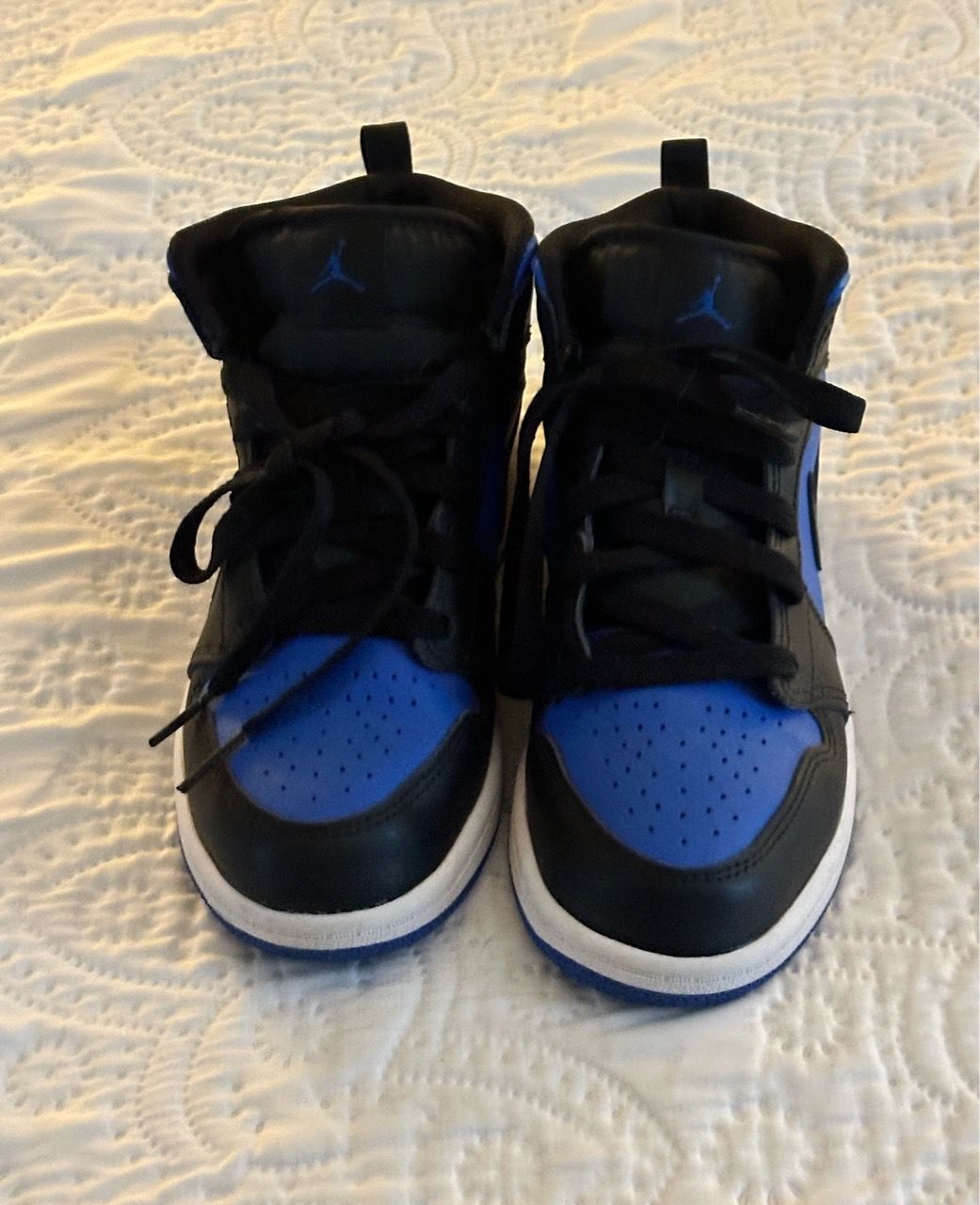 Nike Jordan Little Kid's 1 Mid Black/Royal - photo 2