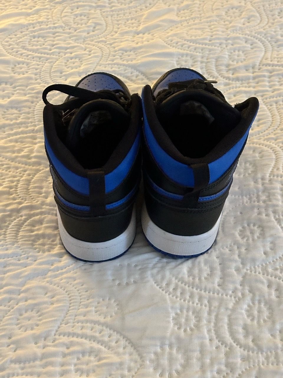 Nike Jordan Little Kid's 1 Mid Black/Royal - photo 3