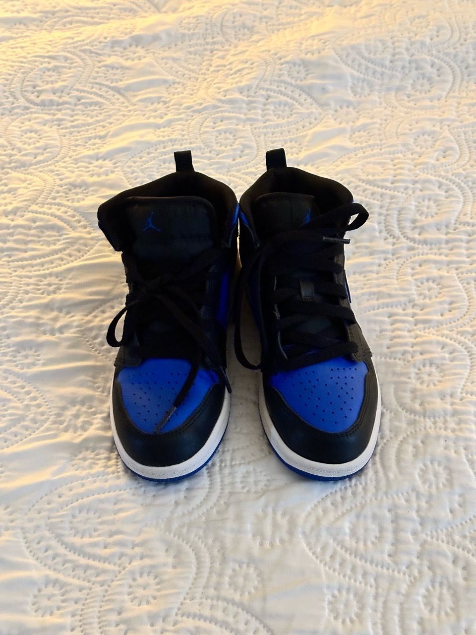 Nike Jordan Little Kid's 1 Mid Black/Royal - photo 5