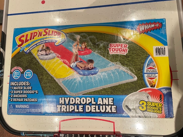 New Wham-O Slip 'N Slide Hydroplane Triple Deluxe