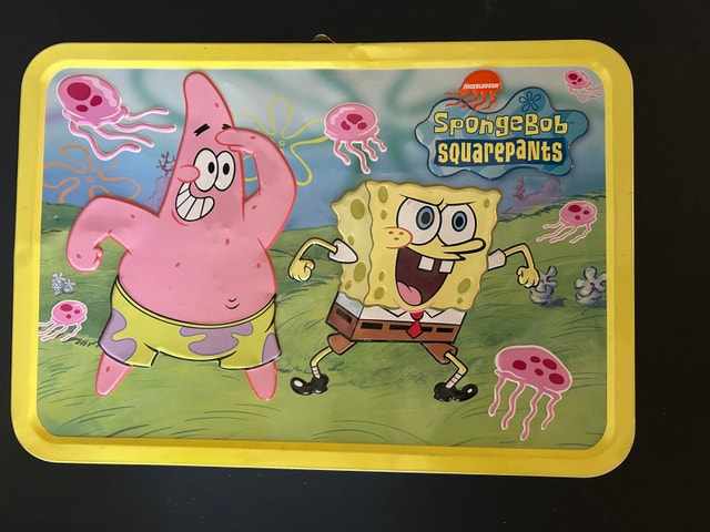SpongeBob SquarePants metal suitcase