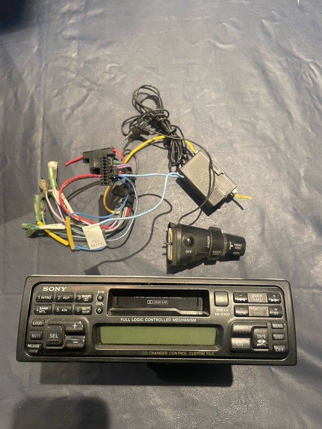 Sony XR-C400 Car Stereo cassette deck, RM-X2S Remote
