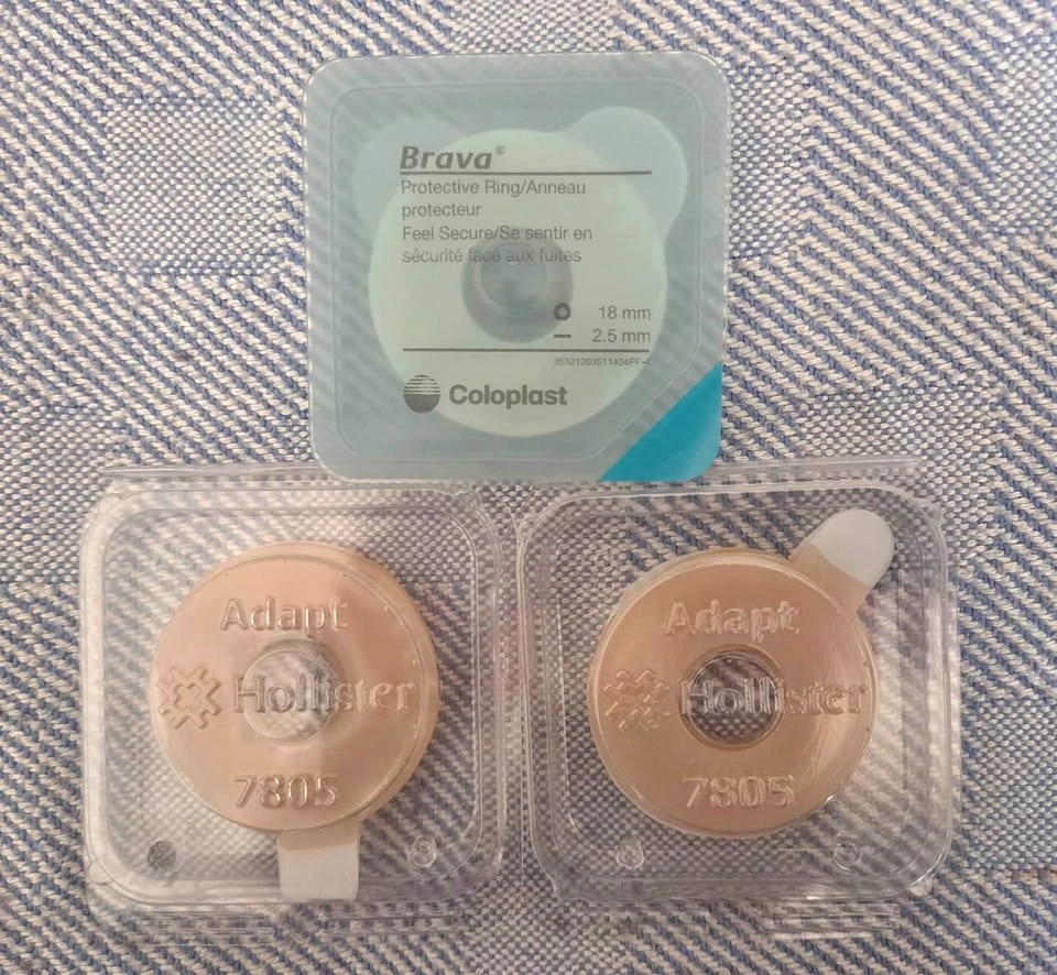 Brand New Ostomy Barrier Rings / Protective Rings (3 Units Total