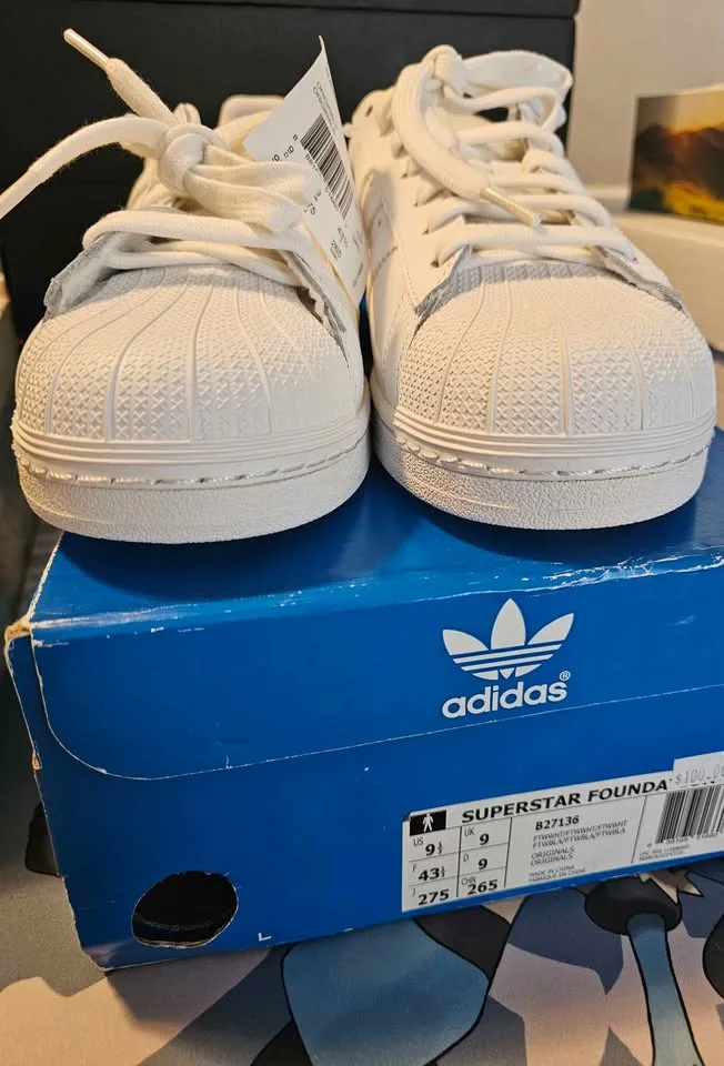 Adidas Superstar Foundations Size 9.5 Mens image indicator(4)