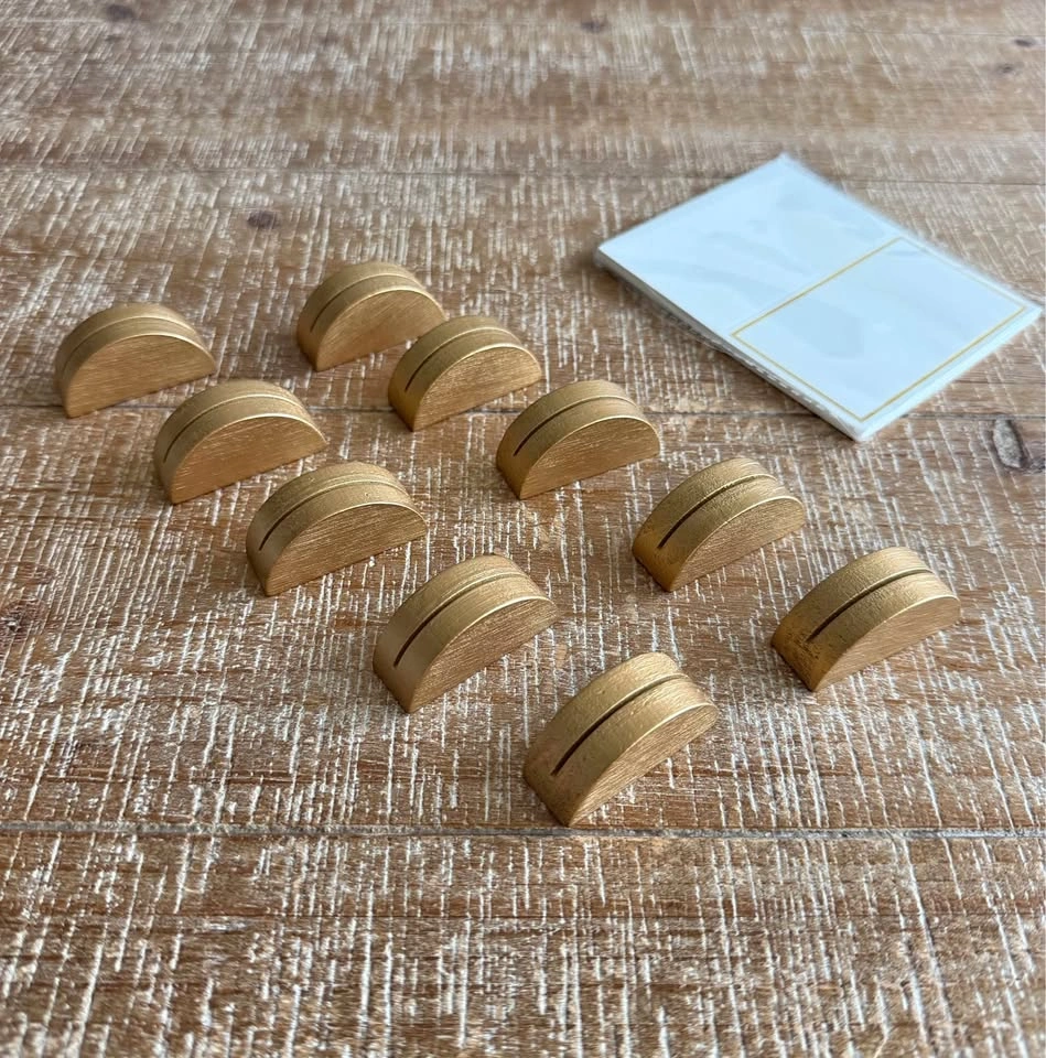 Gold Table Number Holders
