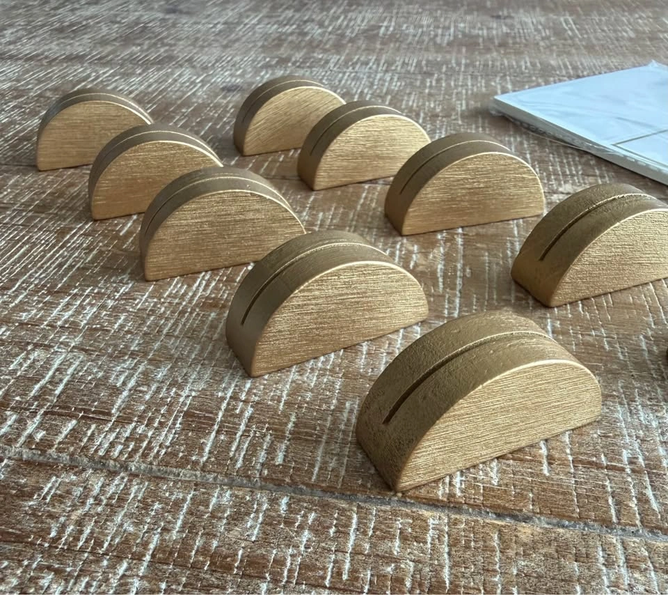 Gold Table Number Holders - photo 2