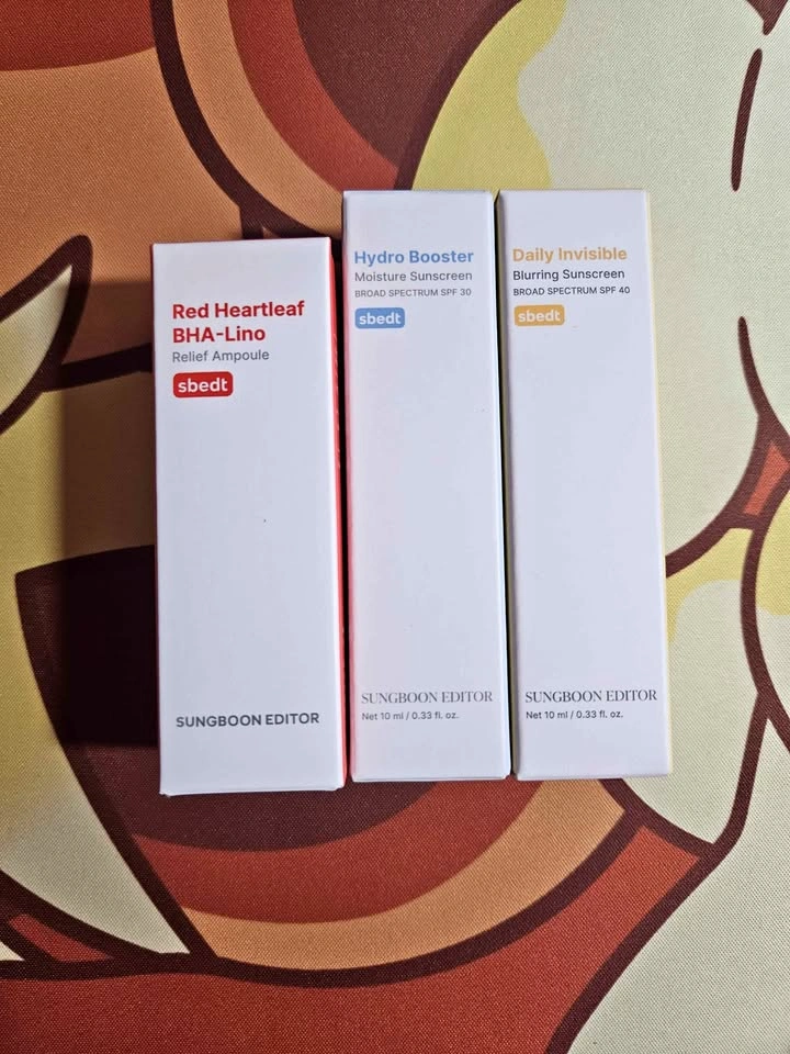 SUNGBOON EDITOR Red Heartleaf Hydro Booster Skincare Set