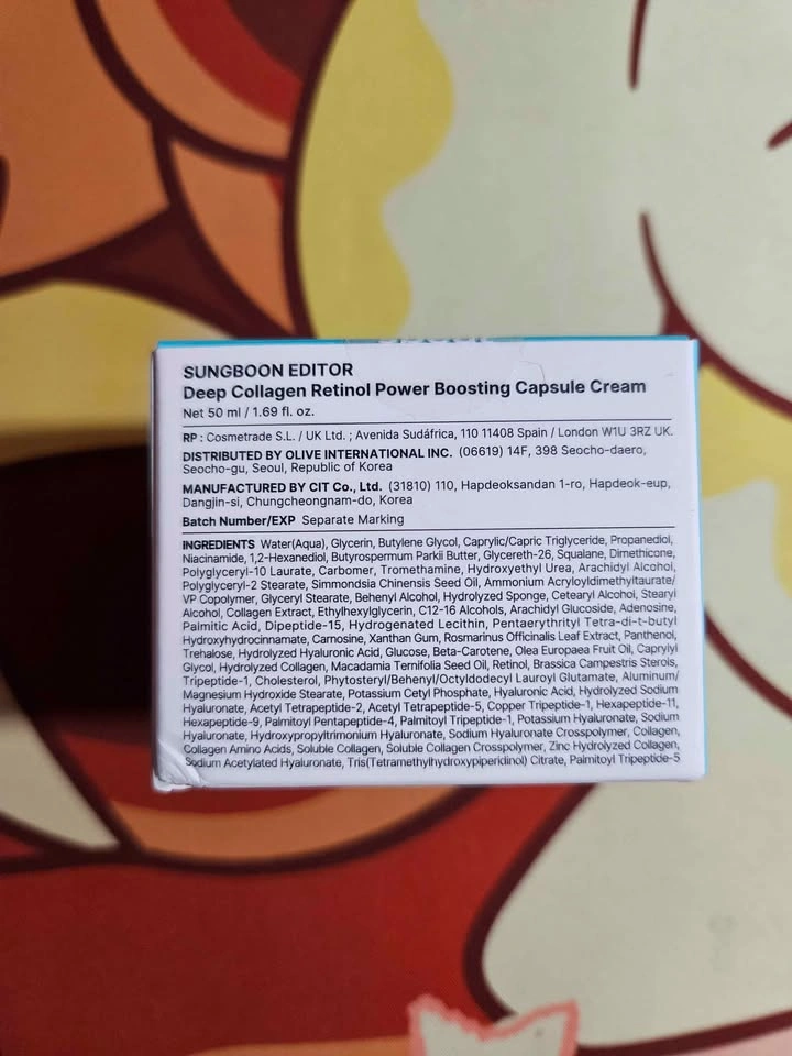 SUNGBOON EDITOR Deep Collagen Retinol Capsule Cream Toy Story - photo 3