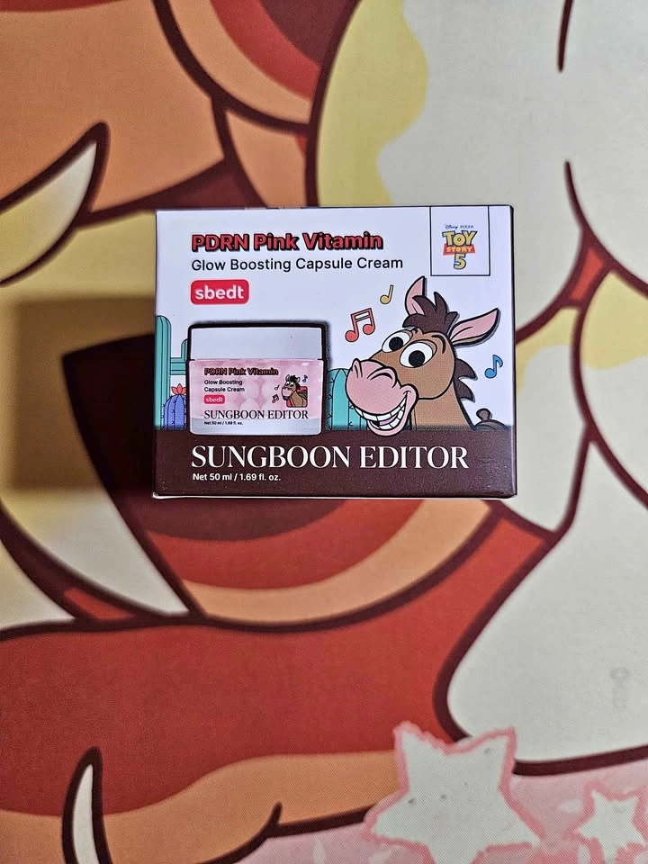SUNGBOON EDITOR PDRN Pink Vitamin Glow Capsule Cream Toy Story