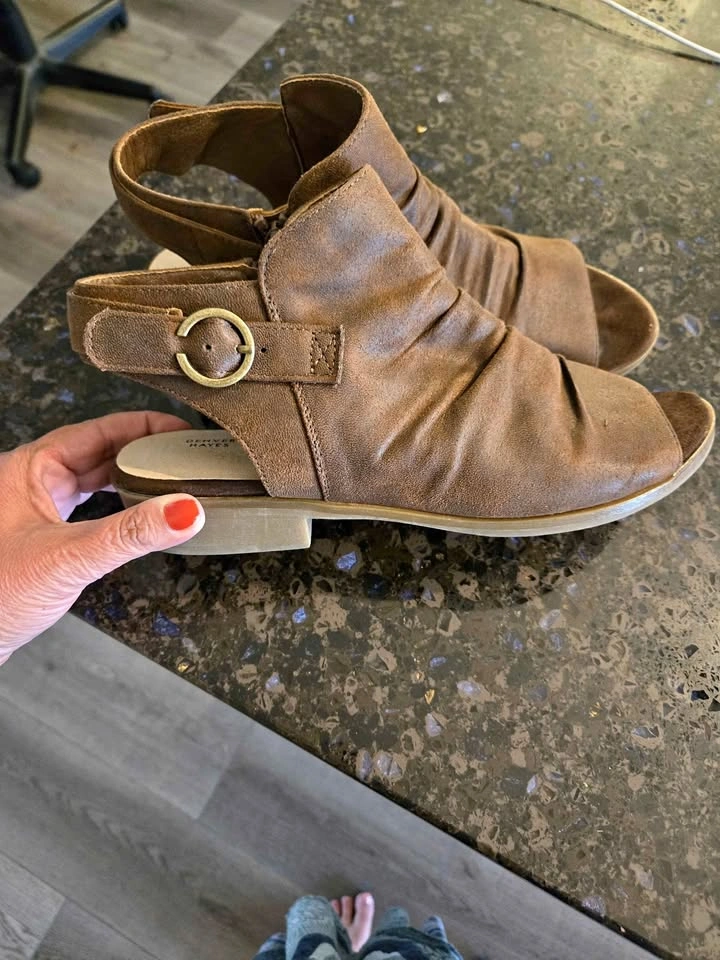 Denver Hayes Open Toe Bootie Sandals
