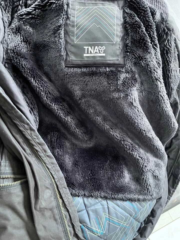 TNA Long Parka with Faux Fur Hood XXS - photo 4