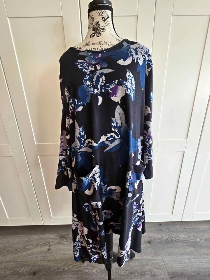 Papa long sleeve floral dress