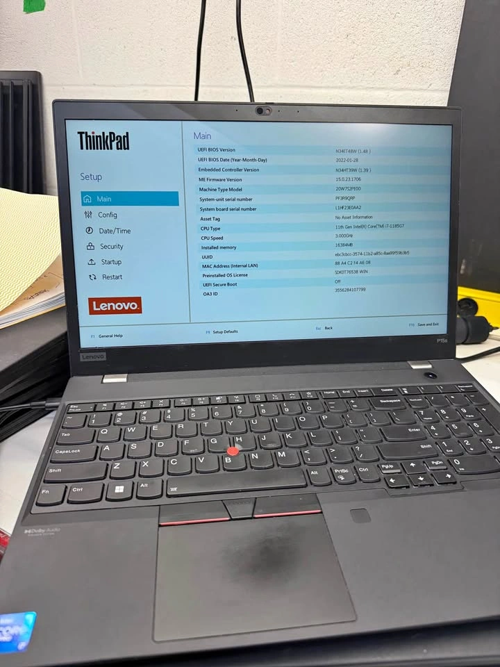 Lenovo ThinkPad P15s