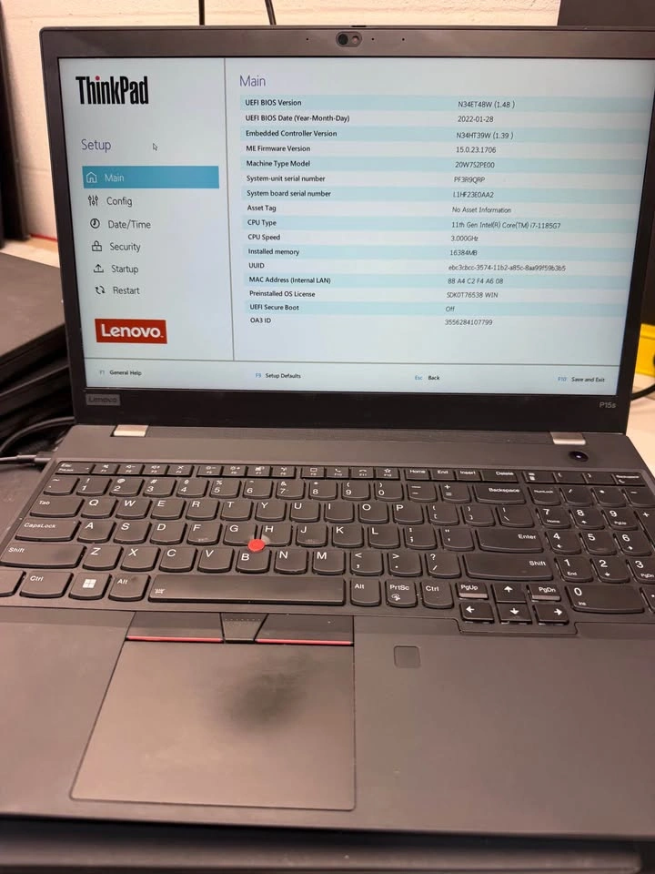 Lenovo ThinkPad P15s - photo 2