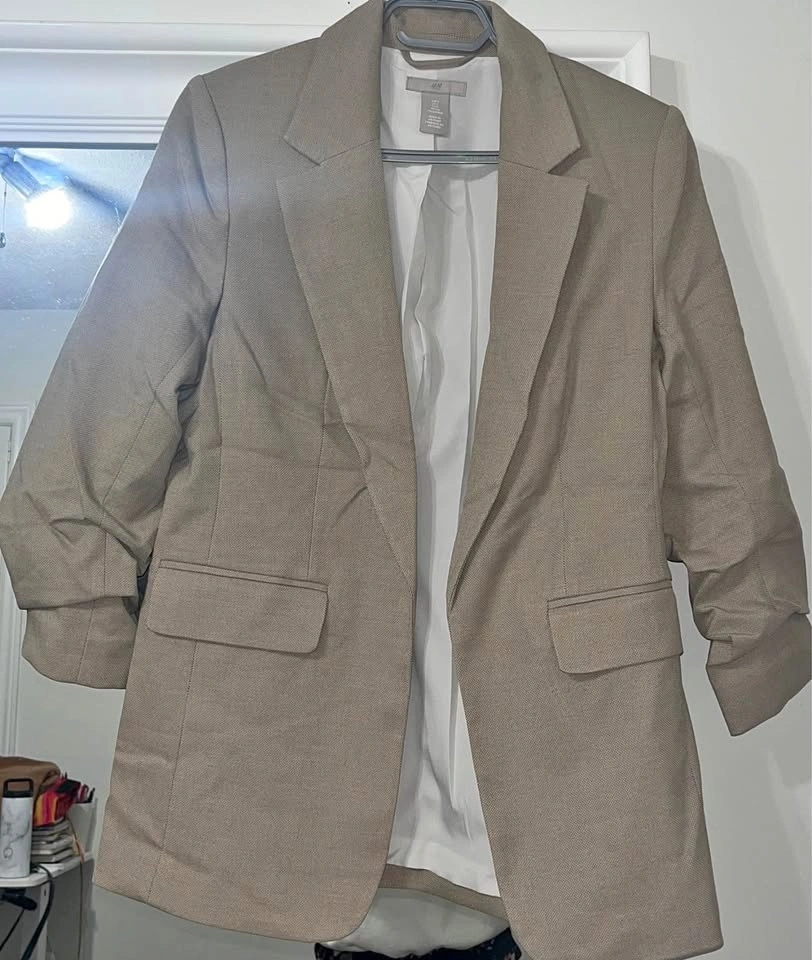 H&M beige Womens professional blazer