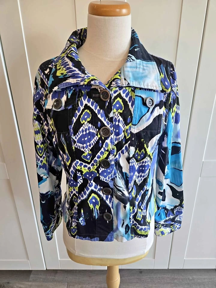 Berek Patterned Button-Up Jacket