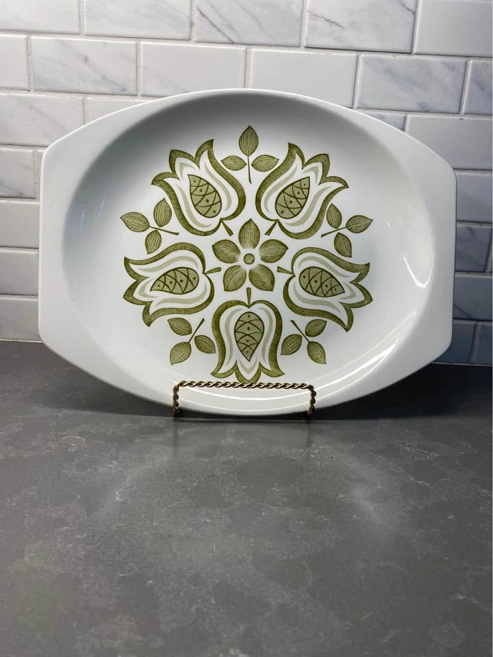 Vintage J&G Meakin Tulip Time Mid-Century Modern Serving Platter - photo 5