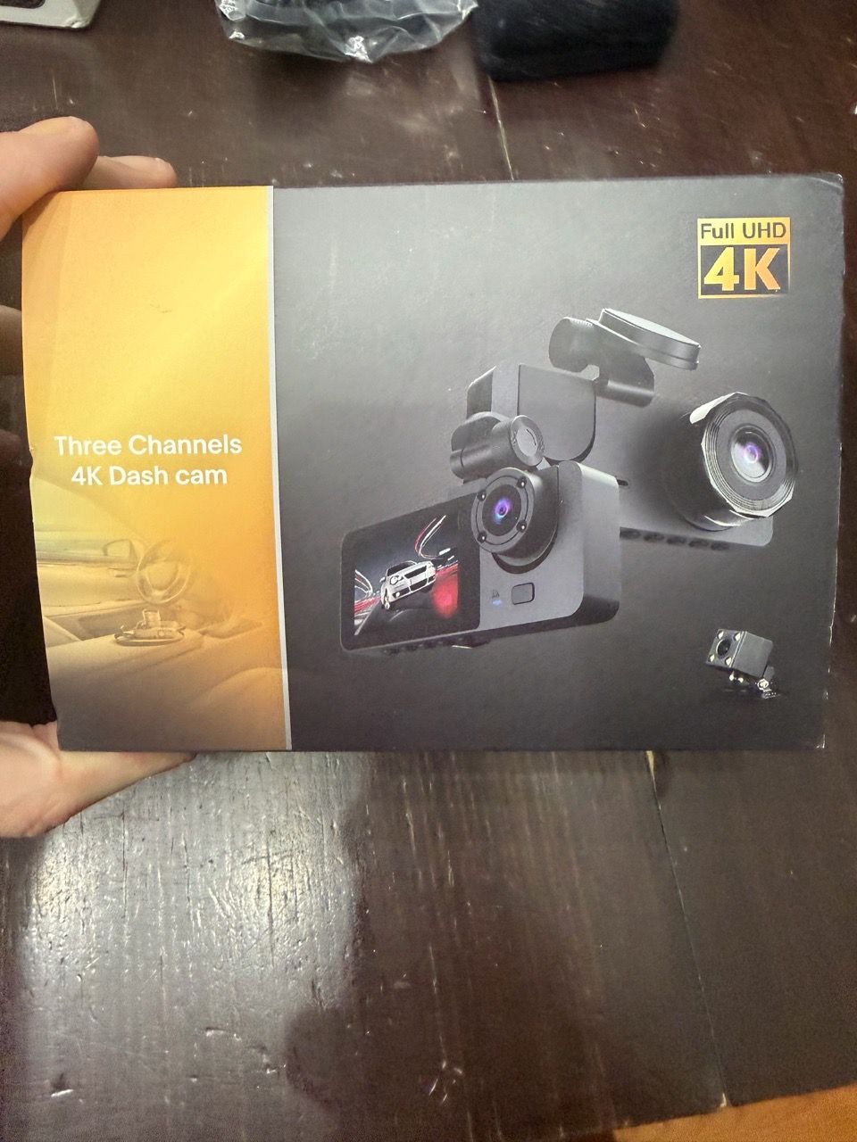 4K Full UHD 3 Channel Dash Cam