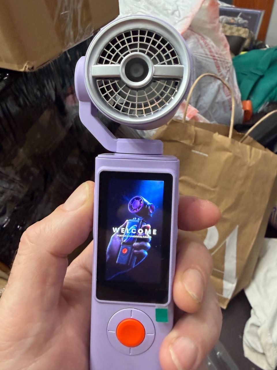 Portable Vlogging Camera with Cooling Fan, 180° Rotating Lens, H - photo 3