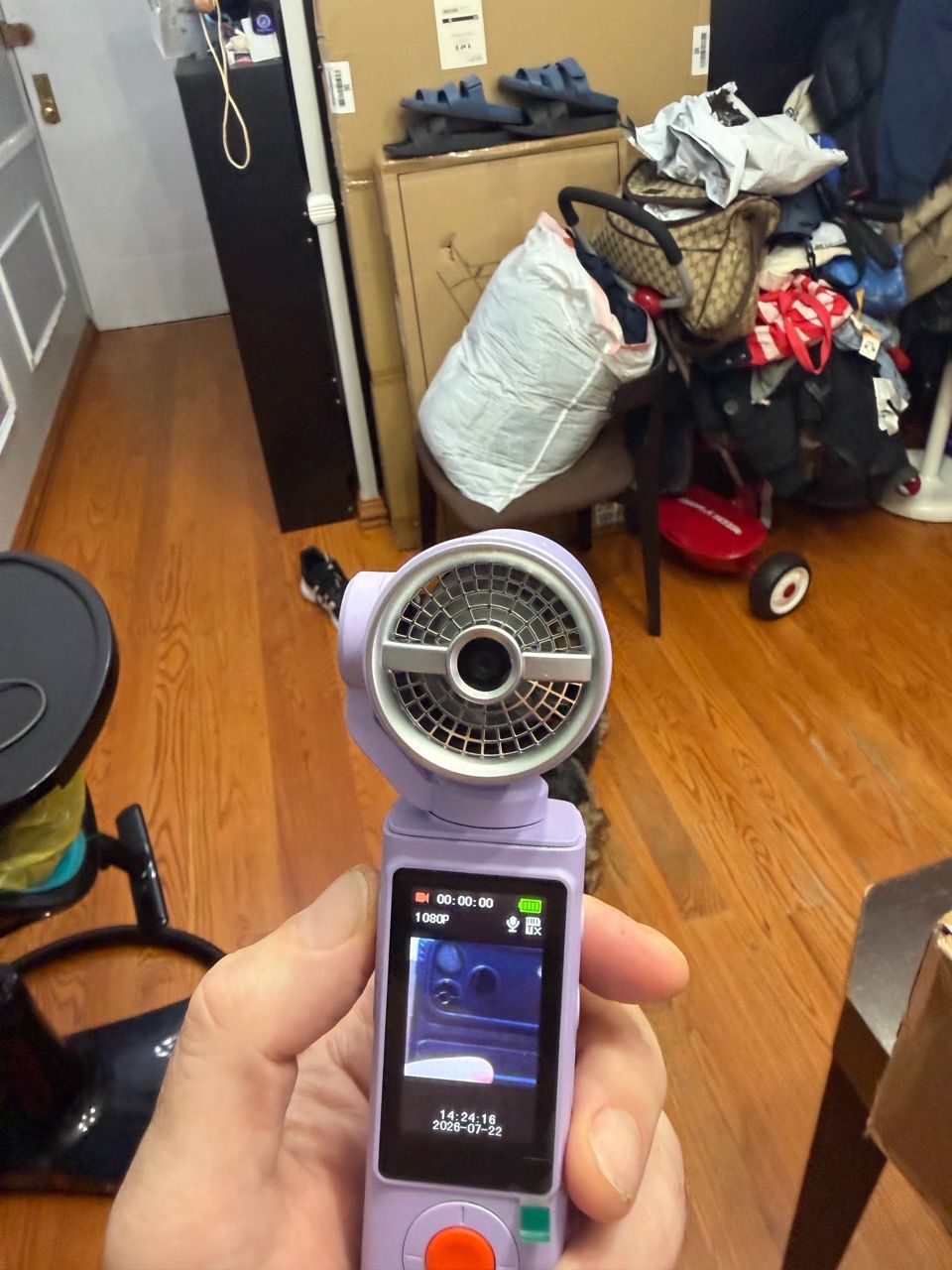 Portable Vlogging Camera with Cooling Fan, 180° Rotating Lens, H - photo 4