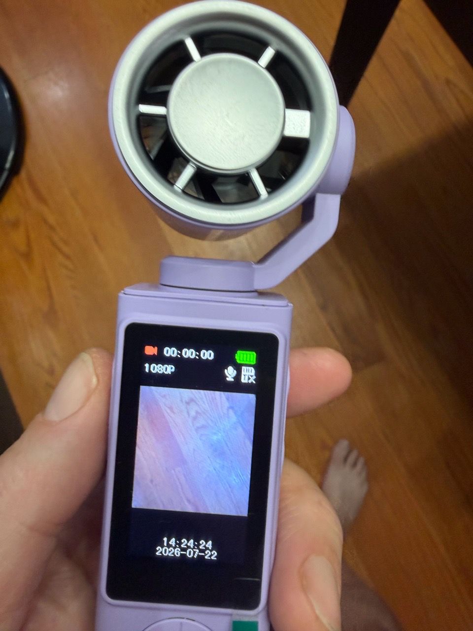 Portable Vlogging Camera with Cooling Fan, 180° Rotating Lens, H - photo 5