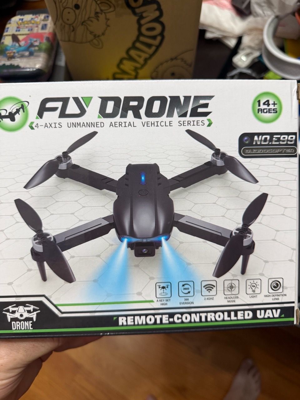 BEEPRINCESS Foldable Drone with 4K HD Dual camera