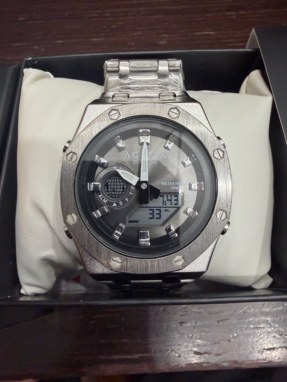 Activa Signal X Invicta Digital Unisex Watch - 45.5mm, Silver