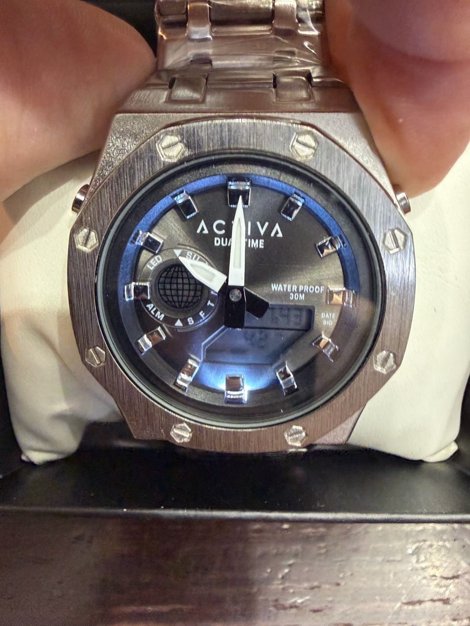 Activa Signal X Invicta Digital Unisex Watch - 45.5mm, Silver - photo 2