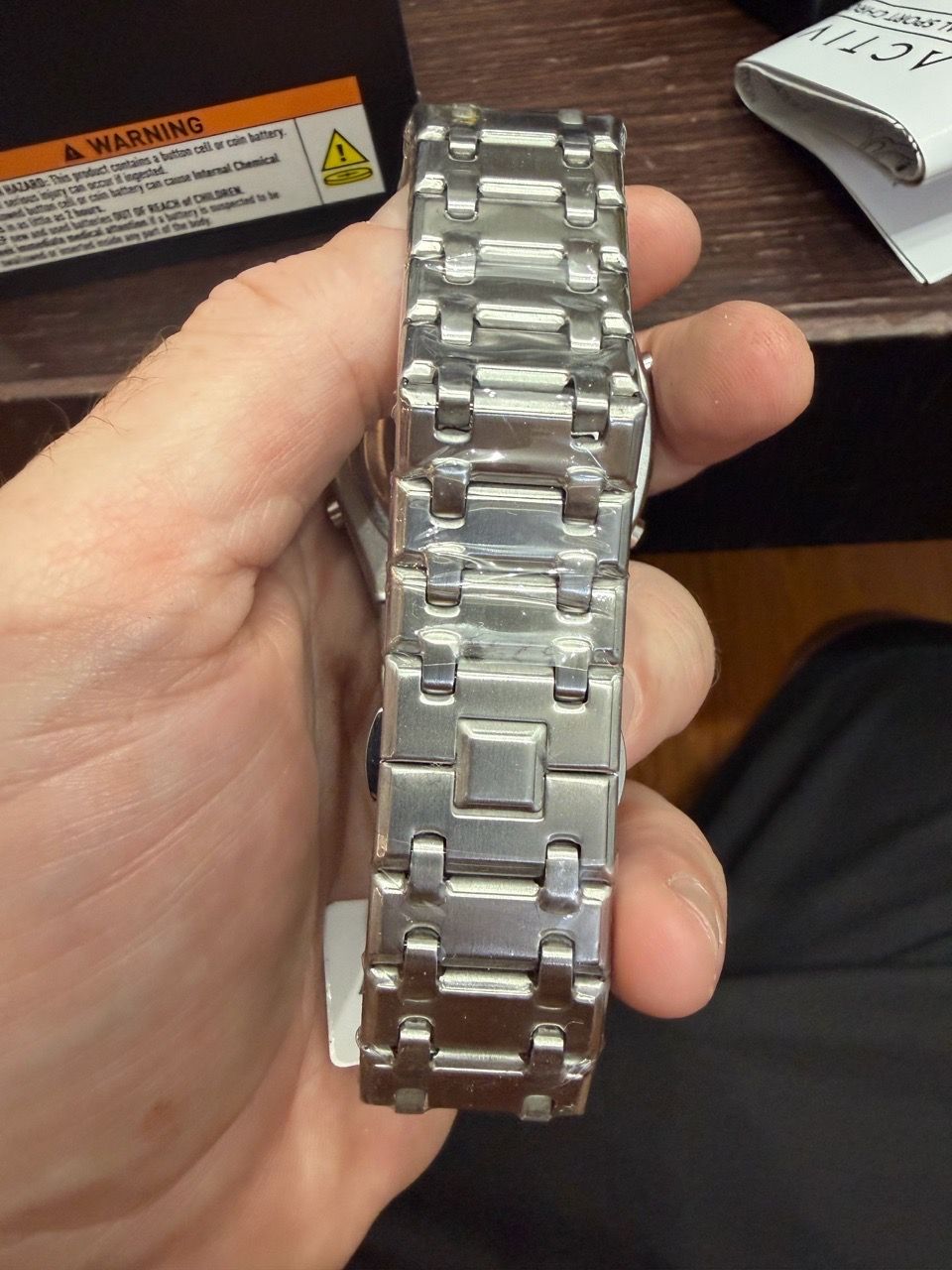 Activa Signal X Invicta Digital Unisex Watch - 45.5mm, Silver - photo 3