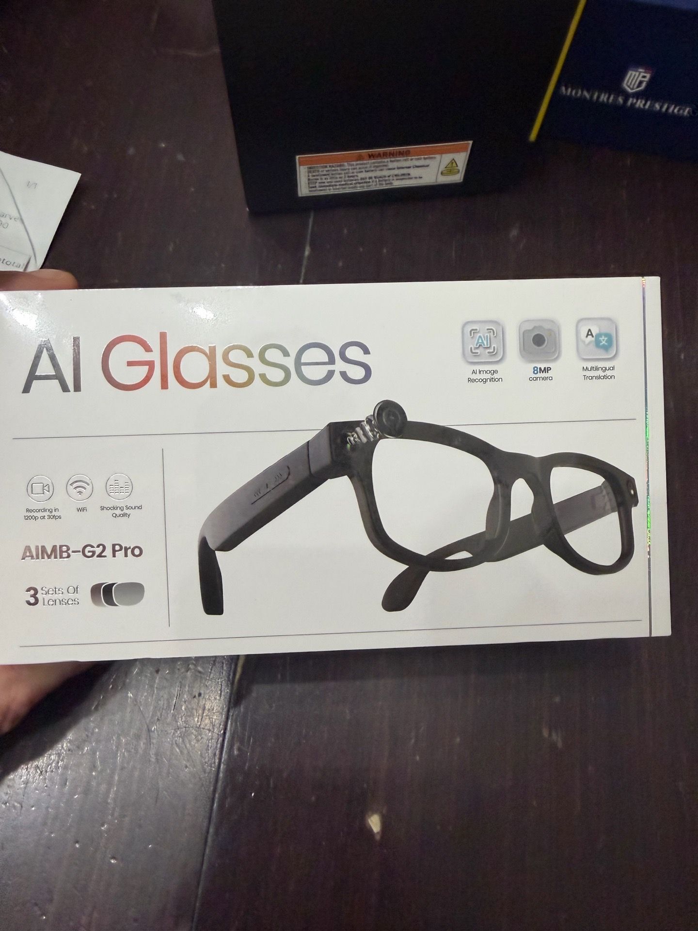 AIMB-G2 Al Smart Glasses NEW/ SEALED Set Of 3. Lenses