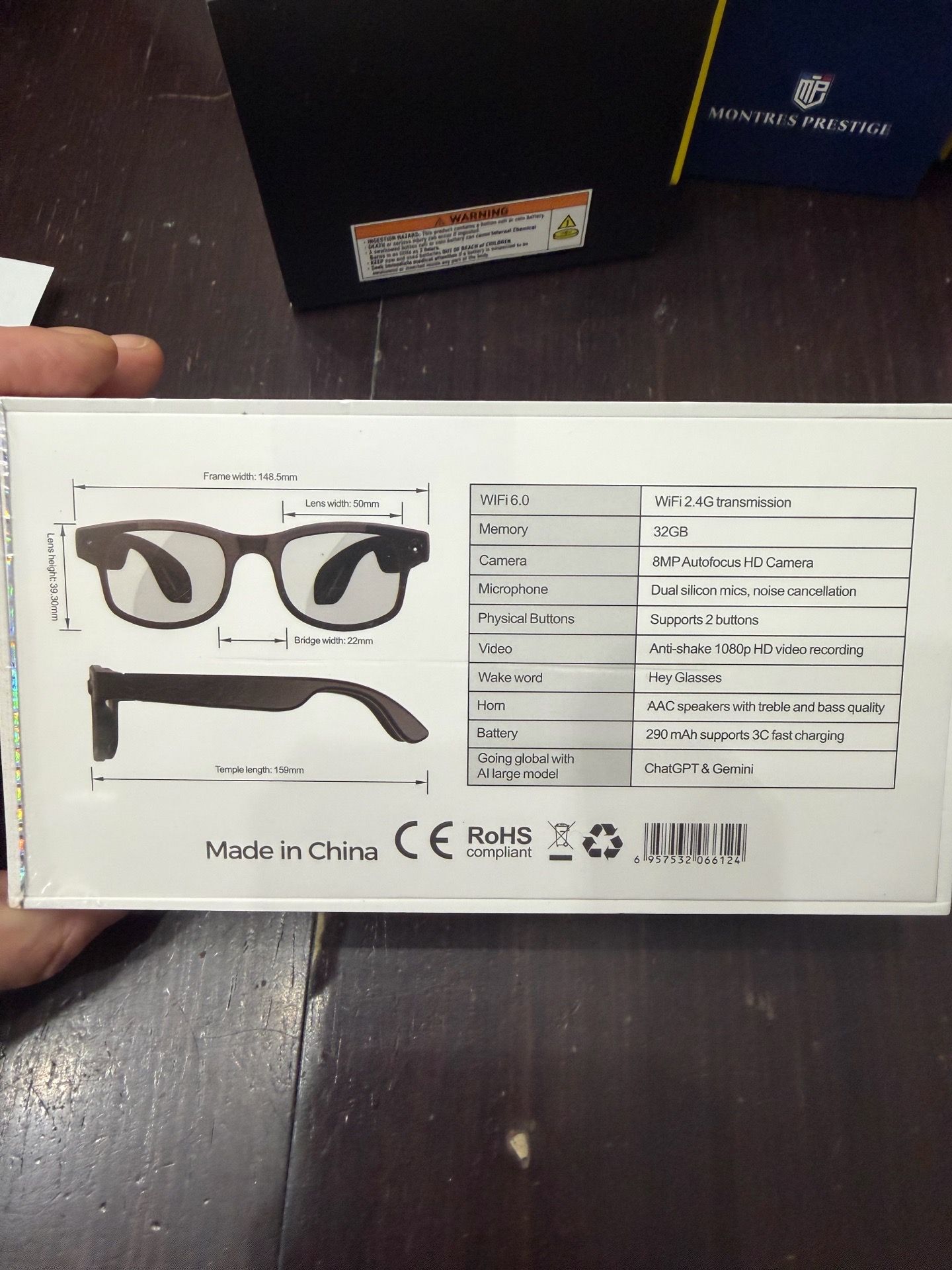 AIMB-G2 Al Smart Glasses NEW/ SEALED Set Of 3. Lenses - photo 2