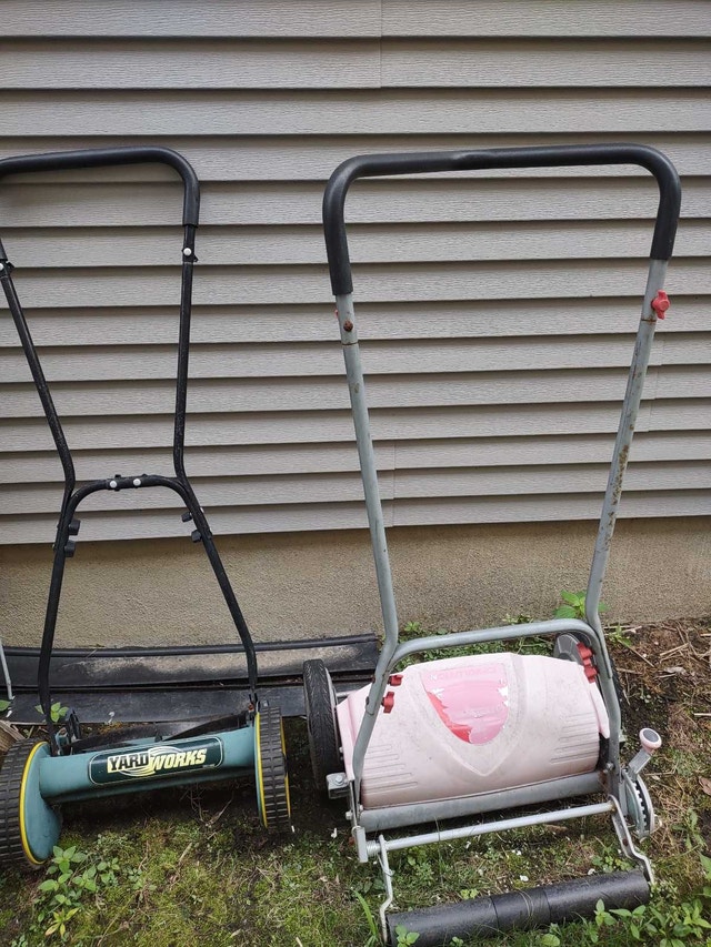 2 Pushmowers for $80